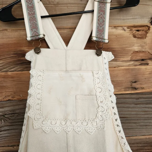 Free People Trails End Skirtall Overall Dress Excellent Condition SMALL CALL OUT - Picture 5 of 8